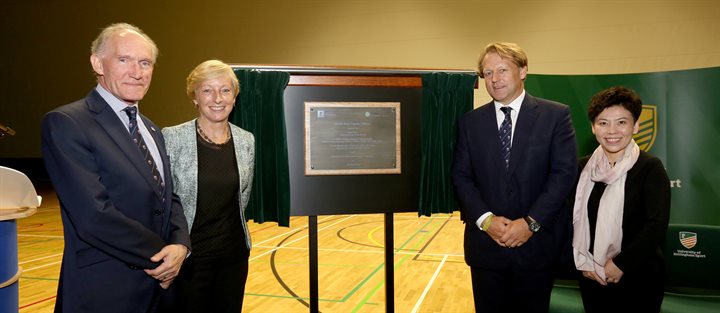 Official opening of the David Ross Sports Village.